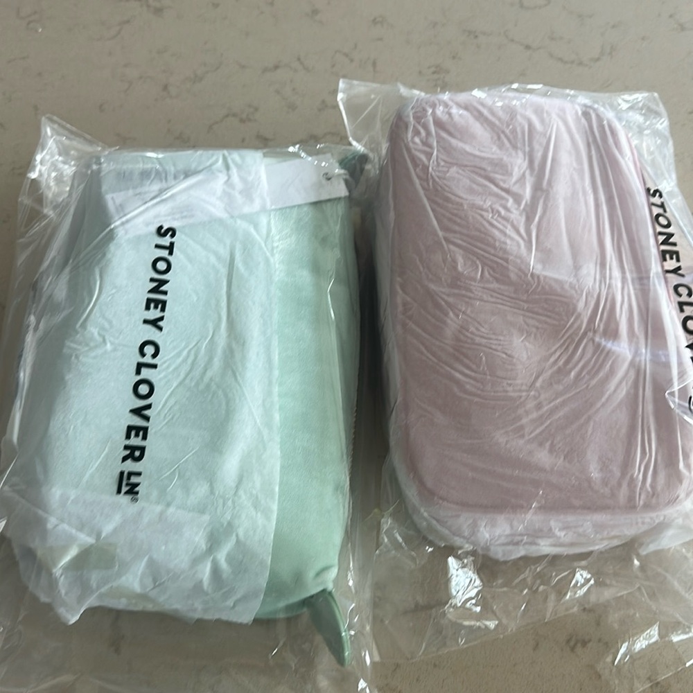 NWT Stoney clover lane small pouch and small pochette